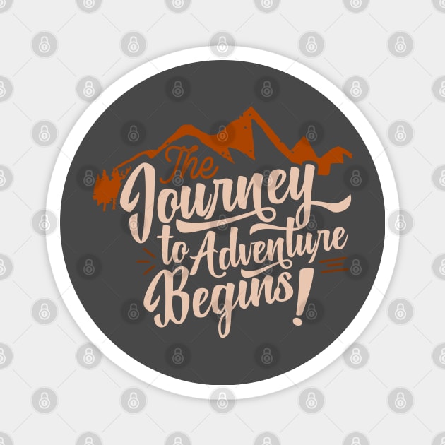 The Journey to adventure begins Magnet by SpaceWiz95